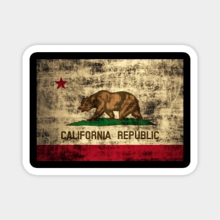 Vintage California Republic Flag Magnet