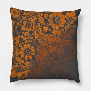 Slavic fairy-tale horror ornament Pillow