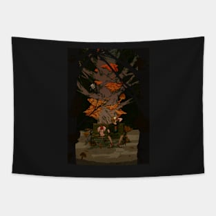 Mysterious woods Tapestry