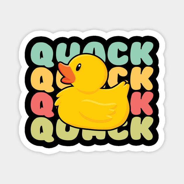 Quack Duck Magnet by maxcode