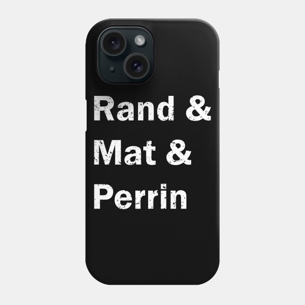 Rand and Mat and Perrin Phone Case by Mandra