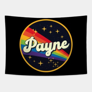 Payne // Rainbow In Space Vintage Style Tapestry