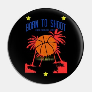 Basketball Born to shoot playbook 01 Pin