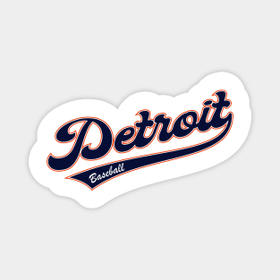 Detroit Baseball Magnet