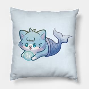 Zodiac Pisces - Astrology Horoscope Cat Pillow