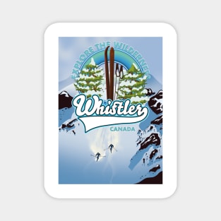 For an adventure Whistler ski poster Magnet