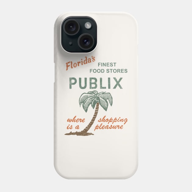 Publix - Vintage Store Logo Aesthetic Phone Case by DrumRollDesigns