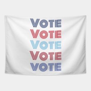 Retro Vote Vote Vote Vote Vote Tapestry