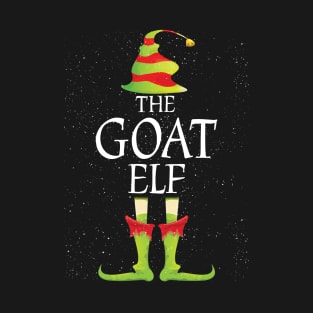 Goat Elf Family Matching Christmas Group Funny Gift T-Shirt