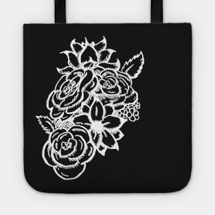 Sketched Floral Tote