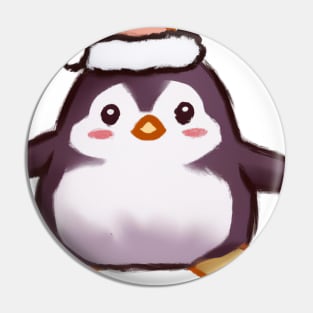 Cute Penguin Drawing Pin