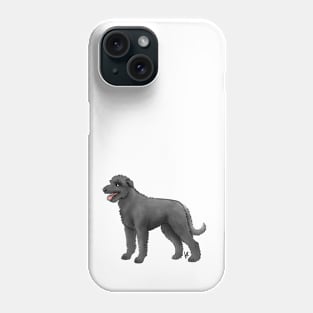 Dog - Irish Wolfhound - Black Phone Case