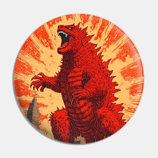 The Rage of Godzilla Pin