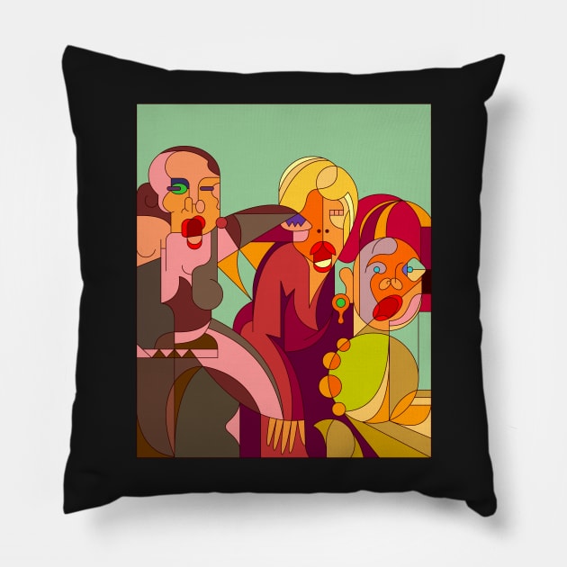 The Girls Pillow by iconymous