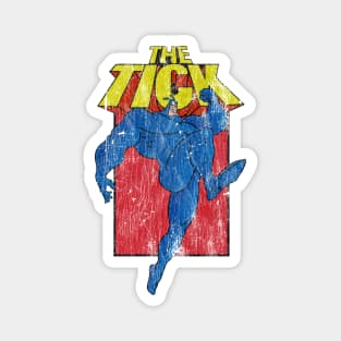 Distressed the tick cartoon Magnet