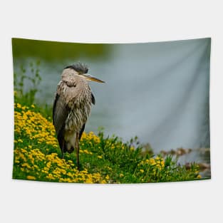 Blue Heron Tapestry