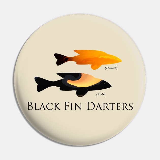 Black Fin Darters Pin by Whisperingpeaks