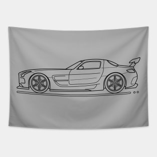 modern super car B Tapestry