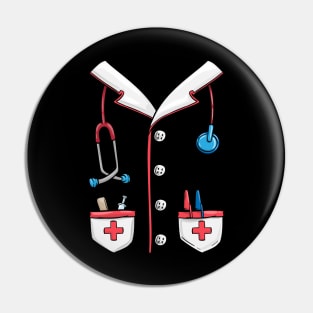 doctor nurse costume carnival gift Pin