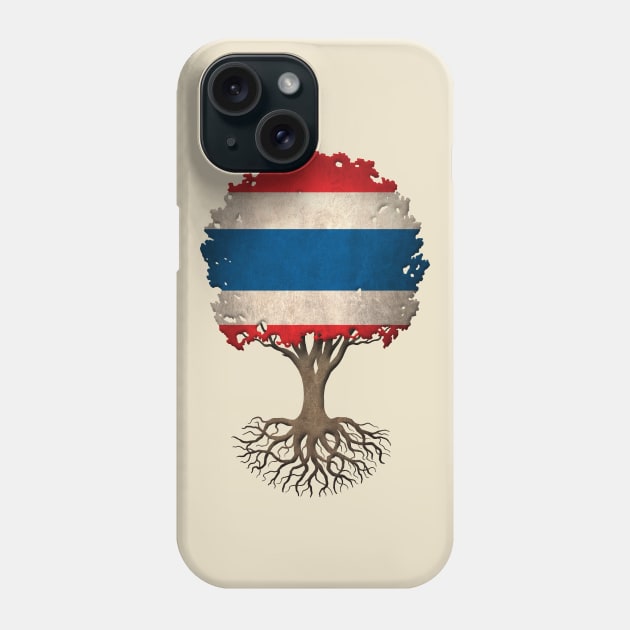 Tree of Life with Thai Flag Phone Case by jeffbartels