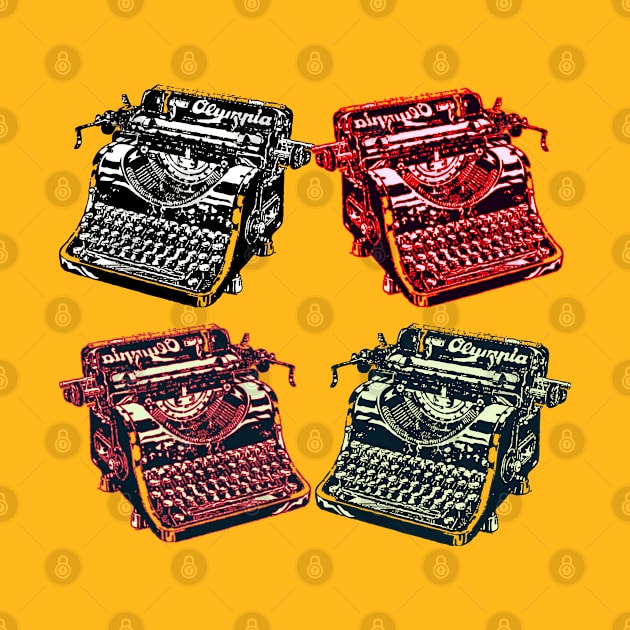 Typewriters 4 by CasualTeesOfFashion