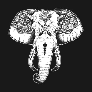 Elephant Tattooed T-Shirt