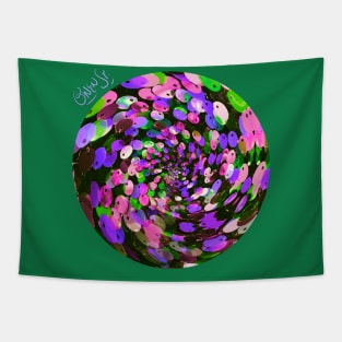 Confetti Purple/Green Tapestry