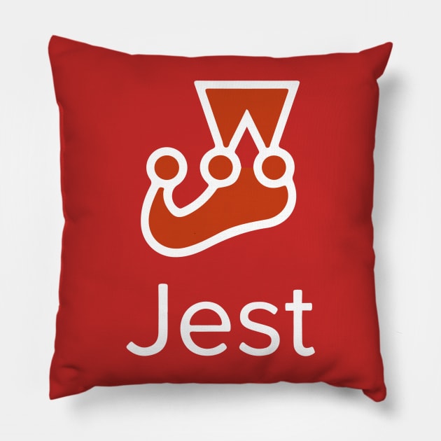 Jest Javascript Testing Logo Pillow by hipstuff