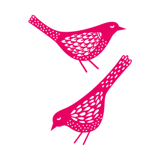 Two Pink Birds T-Shirt