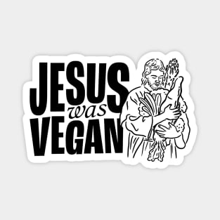 Vegan Jesus Magnet