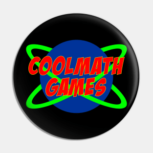 Coolmath Planet Logo Design Pin