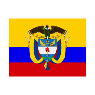 Colombia coat of arms flag T-Shirt