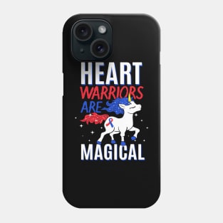 Heart Warrior Magical Unicorn Red And Blue Great Vessels CHD Phone Case