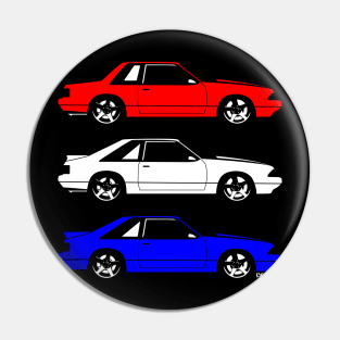 Fox Body Ford Mustang Pin