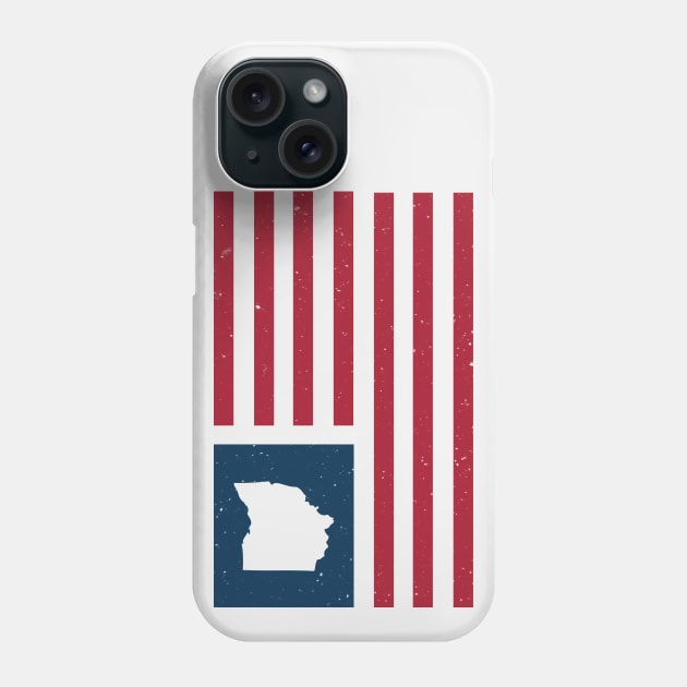 Vintage Ohio USA Flag // Retro American Flag Stars and Stripes Phone Case by SLAG_Creative