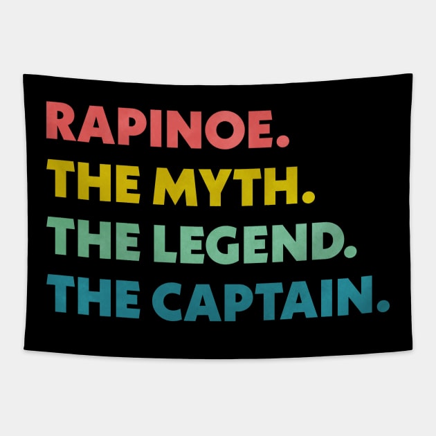 Rapinoe The Myth The Legend The Captain Tapestry by snapoutofit