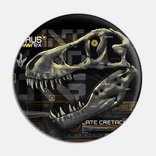 Tyrannosaurus profile Pin