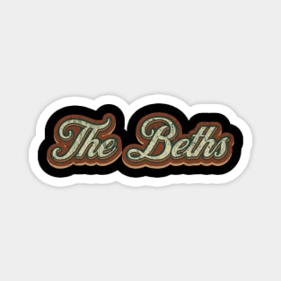 The Beths Vintage Text Magnet