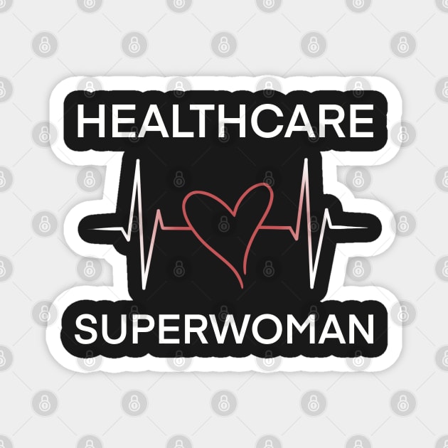 Heartbeat of a Healthcare Superhero Magnet by ArtRUs