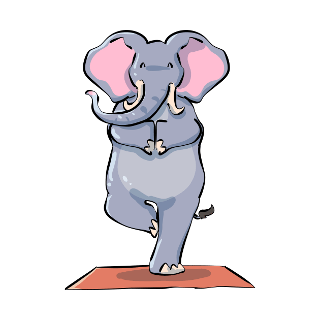 Yoga Spiritual Elephant Pet Owners by PhantomDesign