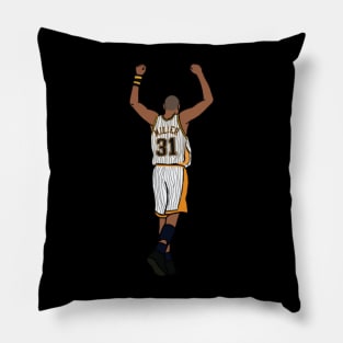 Reggie Miller Throwback Celebration Indiana Pacers NBA Pillow