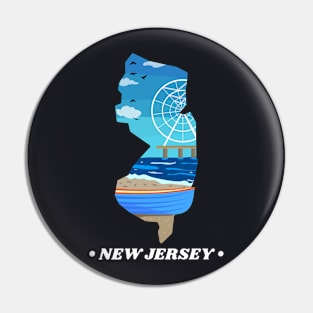 State of New Jersey Pin