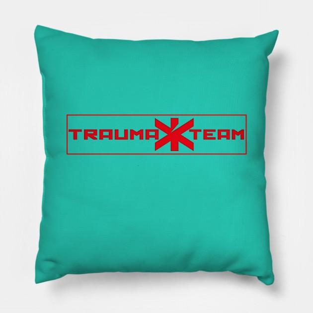 Trauma Team Cyberpunk Pillow by FortheMAKARON