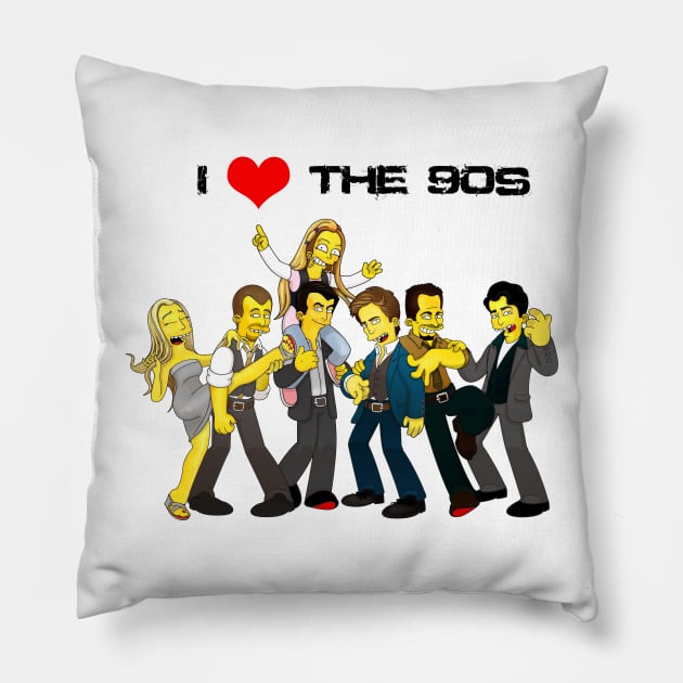 Love 90s Pillow by GermanStreetwear