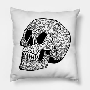 Skull Doodle Pillow