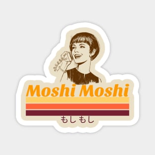 Anime phrase moshi moshi Magnet