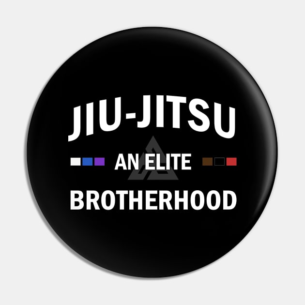 Jiu-Jitsu Brotherhood Black Pin by e3d