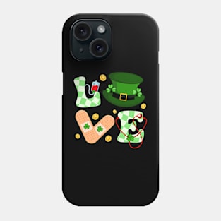 Love Nurse Patrick's Day Phone Case