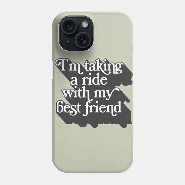 I'm taking a ride with my best friend /// Depeche Mode Fanart Phone Case by DankFutura