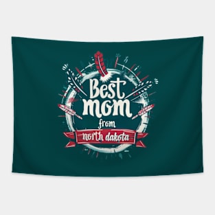 Best Mom From North Dakota, mothers day USA, presents gifts Tapestry